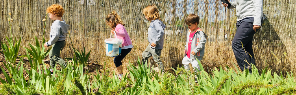 garden walking in our playgroup exploration